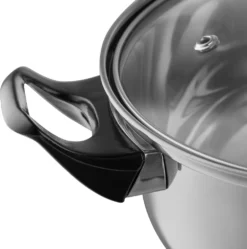 Tectake Topfset Aus Edelstahl Mit Glasdeckeln 12-tlg. - Silber -Küchenbedarf Geschäft 891c3a6662f96bd695e72953adec44ad