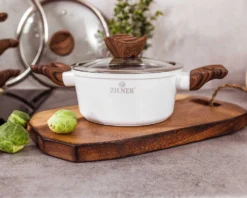 Weiße Keramik-Marmortöpfe Mit Bratpfanne Und Wok Set 15-teiliges -Küchenbedarf Geschäft 8a1baed7423916a3270e6ba22bbe59f1