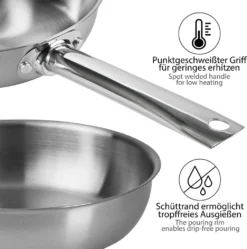ONVAYA® Edelstahlpfannen-Set | Bratpfanne | Ohne Beschichtung | Induktion & Backofengeeignet | Profipfannen Komplettset | Ø 20/24/28/32cm 12 ONVAYA® Edelstahlpfannen-Set | Bratpfanne | Ohne Beschichtung | Induktion & Backofengeeignet | Profipfannen Komplettset | Ø 20/24/28/32cm -Küchenbedarf Geschäft 8baa45f05a15f58441c05c1262c559ab