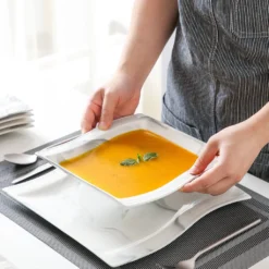 MALACASA, Serie Flora, Marmor Porzellan Tafelservice 24 Teiligen Set Kombiservice Geschirrset Mit 12 Speiseteller Und 12 Suppenteller Für 12 Personen -Küchenbedarf Geschäft 8d9454e0c5b99a69fcb4da2309e9e5a5