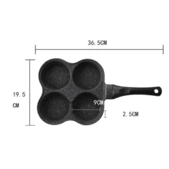 4-Loch-Omelettpfanne,Burger Egg Ham Pancake Maker,Antihaftpfanne -Küchenbedarf Geschäft 8fa92828e091fc1f80405c29cac59420