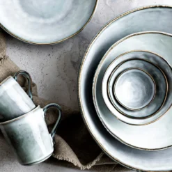 Dutch Rose Giftset 12 Delig Servies Blauw -Küchenbedarf Geschäft 9306ab7445017979b56bd76924f18e57