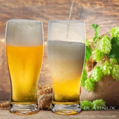 Biergläser 500ml (max. 640ml) Set 6-Teilig Bierseidel Weizengläser 0,5L Glas -Küchenbedarf Geschäft 93fdcba63aa3d747f84a7607f64476fa