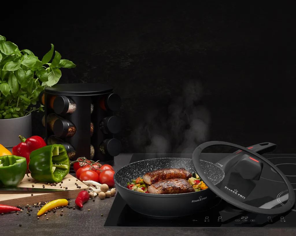 Pfanne Ø 24 Cm Antihaft Granit Bratpfanne STARKE PRO PICCANTE DEEP 7 Pfanne Ø 24 Cm Antihaft Granit Bratpfanne STARKE PRO PICCANTE DEEP – Bild 5