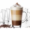 Latte Macchiato Gläser Mit Griff Aus Glas Set (6-Teilig) 270ml (max. 350ml) Kaffeegläser -Küchenbedarf Geschäft 9664205c5a046d0e1943b5e89d9bb3f1