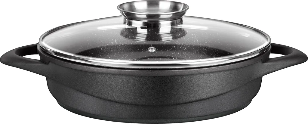 Smile - 10-teiliges Kochgeschirr-Set - Antihaftbeschichtung - Schwarz ,MGK-17 8 Smile - 10-teiliges Kochgeschirr-Set - Antihaftbeschichtung - Schwarz ,MGK-17 – Bild 6