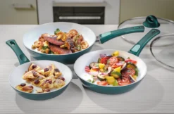 Genius Cerafit Fusion Bratpfannen-Set (7 Teile) Ø 20 Cm Ø 24 Cm Ø 28 Cm In Smaragdgrün Mit Antihaft-Beschichtung; A24055 8 Genius Cerafit Fusion Bratpfannen-Set (7 Teile) Ø 20 Cm Ø 24 Cm Ø 28 Cm In Smaragdgrün Mit Antihaft-Beschichtung; A24055 -Küchenbedarf Geschäft 96f4b1179de00ecd40f179651e8681ec