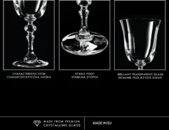 KROSNO Krista Kleine Rotweingläser, 6er-Set, 220 Ml -Küchenbedarf Geschäft 97b9f3d4fe063f35a3789aad9c3c6ff2