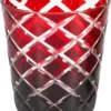 4er Set Kristallgläser Dio, Rot, Handgeschliffenes Glas , Höhe 10 Cm, Füllmenge 0,23 Liter -Küchenbedarf Geschäft 982bea11fd2d9c5e2431e40a87e02cfd