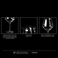 KROSNO Avant-Garde Bier-Tulpen Bier-Gläser, 6er-Set, 420 Ml -Küchenbedarf Geschäft 98331ce8a2188b82e80cc7e7ef7bc812