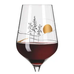 Herzkristall Rotweinglas #8 Von Christine Kordes -Küchenbedarf Geschäft 9855f15b7226082537506ae591980196