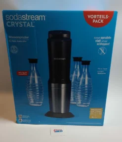 SodaStream Crystal 2.0 Vorteilspack Wassersprudler, Titan, Mit 3 Karaffen -Küchenbedarf Geschäft 9ae661d1341374ce6aef60d69b723319