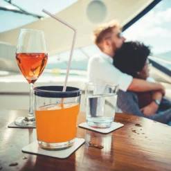 SILWY - 2 X Trinkbecher Mit Magnetboden - Hub Orange - Inkl. 2 Nano-Gel-Pads - 0,25l -Küchenbedarf Geschäft 9b5e028f4dccec2cb8f4e2bb2271562c