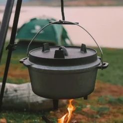 Velaze Topf-Sets, Feuertopf Aus Gusseisen Mit Füßen & Deckel, Topf Mit Henkel, Gusstopf Mit Deckelheber, Bräter Für Camping, Garten, 3.5L/1L 11 Velaze Topf-Sets, Feuertopf Aus Gusseisen Mit Füßen & Deckel, Topf Mit Henkel, Gusstopf Mit Deckelheber, Bräter Für Camping, Garten, 3.5L/1L -Küchenbedarf Geschäft 9cc8305ebe6b9905f45a106a595d0571