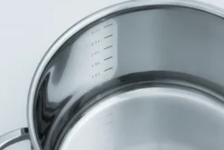 GSW Kochtopf-Set Alara 14 Tlg., Edelstahl Rostfrei 18/8, Glas, Bratentopf Mit Glasdeckel ø Ca. 20 X H 11,0cm / Fleischtopf Mit Glasdeckel ø Ca. 16 X H 10,0cm / ø Ca. 20 X H 12,0cm / ø Ca. 24 X H 14,0cm / Bratpfanne Mit Glasdeckel ø Ca. 24 X H 6,0cm / Servierpfanne ø Ca. 28 X H 7,0cm / Stielkasserolle ø Ca. 16 X H 8,0cm / Milchtopf ø Ca. 14 X H 12,5cm / Dämpfeinsatz Ca. 20 X H 10,0cm