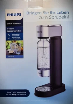 PHILIPS AQUA Soda Maker Wassersprudler + 425 G CO²-Zylinder + 1 PET-Flasche 1 Liter, Schwarz 10 PHILIPS AQUA Soda Maker Wassersprudler + 425 G CO²-Zylinder + 1 PET-Flasche 1 Liter, Schwarz -Küchenbedarf Geschäft 9db8387df394d9f9b9f201b70f096c5c