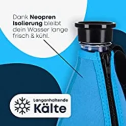 SYRINK® Schutzhülle Kompatibel Mit SodaStream Glasflasche [100% PASSEND] Neopren Schutzhülle & Outdoor Flaschenkühler Glasflaschen Für SodaStream Crystal 2.0 | Schützt Vor Bruch & Kratzern -Küchenbedarf Geschäft 9e2837340a5b5024953ecd46e1a49339