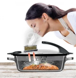 STONELINE® Smell Well Eckpfanne 24 X 24 Cm, Inkl. Glasdeckel Mit Geruchsfilter- Oder Aromafunktion -Küchenbedarf Geschäft 9ef9533e8b6d493c654d9af82422357c