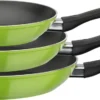 GSW Pfannen-Set Nova 3-tlg. Grün, Aluminium, Kunststoff, Bratpfanne ø Ca. 20 X H 4,2cm / ø Ca. 24 X H 4,4cm / ø Ca. 28 X H 4,8cm -Küchenbedarf Geschäft a1a66620c4538eb5367b4e2143c1f3bc