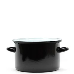 Emailletopf - Suppentopf - Saucentopf - 10l - STANDARD - 28 Cm - Belis - Schwarz -Küchenbedarf Geschäft a2a9769cf99b9f00609056df1837dee1