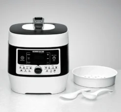 Elektrischer Dampfdruck- & Multikocher MD 1000 MeinHans, 14 Automatik-Kochprogramme, Temperaturbereich Von 40 °C-170 °C, Dampfdruck-Kochen, Backen, Braten, Slow-Cooking, Sous Vide Und Mehr 12 Elektrischer Dampfdruck- & Multikocher MD 1000 MeinHans, 14 Automatik-Kochprogramme, Temperaturbereich Von 40 °C-170 °C, Dampfdruck-Kochen, Backen, Braten, Slow-Cooking, Sous Vide Und Mehr -Küchenbedarf Geschäft a4408486fceea95593c6a36328737cae