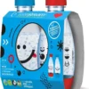 Sodastream 2x PET Flaschen 0,5 L Blau Und Rot -Küchenbedarf Geschäft a493df02a22b8ee9509bcc283d17ffd7