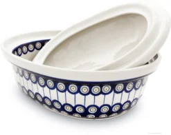 Original Bunzlauer Keramik Bräter Mit Deckel V=2,2 Liter B=25,5cm L=31,8cm H=19,2cm Design 8 9 Original Bunzlauer Keramik Bräter Mit Deckel V=2,2 Liter B=25,5cm L=31,8cm H=19,2cm Design 8 -Küchenbedarf Geschäft a4cf158f0fe9c82eb8b8243ae98bafa4