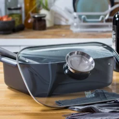 Food Appeal Black Marble Kasserolle, Kochtopf, Röster Mit Aromatischem Glasdeckel, Anti-haft Beschichtung | Schwarzes Marmor Design | Für Gasherd, Induktionsherd, Keramikherd Und Elektroherd 13 Food Appeal Black Marble Kasserolle, Kochtopf, Röster Mit Aromatischem Glasdeckel, Anti-haft Beschichtung | Schwarzes Marmor Design | Für Gasherd, Induktionsherd, Keramikherd Und Elektroherd -Küchenbedarf Geschäft a627096cc89cae33184e99220451cd18