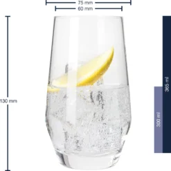 Leonardo Trinkglas PUCCINI 6er-Set 365 Ml, 069558 -Küchenbedarf Geschäft a7918fb997d96c92238fc469a8f52e8e