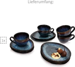 Sänger Kaffeeservice Set Tokio 12 Teilig -Küchenbedarf Geschäft a7d98e2e1bce086bbc7cce14af1a9dae