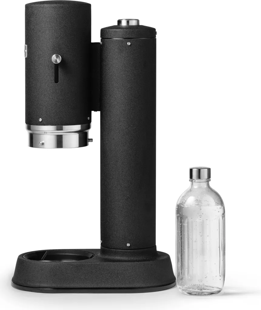 AARKE Wassersprudler Carbonator Pro Mattte Black Schwarz Glasflasche Edelstahl 3 AARKE Wassersprudler Carbonator Pro Mattte Black Schwarz Glasflasche Edelstahl