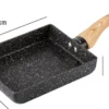 Artcome Japanische Omelettpfanne, Tamagoyaki, Eierpfanne, Rechteckige Mini-Bratpfanne Mit Silikonspatel Und Bürste, Schwarze Platte (schwarz) -Küchenbedarf Geschäft a84ffd3f424faeaa938d43d80a17940e 3