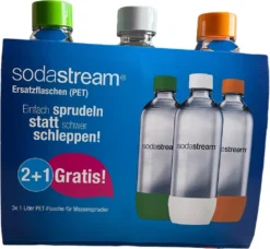 SodaStream PET Ersatzflaschen 2+1 -Küchenbedarf Geschäft a86726b410d436418559fd39223ad22e