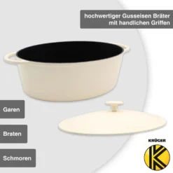 Karl Krüger 95034 Gusseisen Gansbräter Savanna Mit Deckel, 34 Cm 11 Karl Krüger 95034 Gusseisen Gansbräter Savanna Mit Deckel, 34 Cm -Küchenbedarf Geschäft a9f4c9e6c576f921c271d7f1ac9899e3