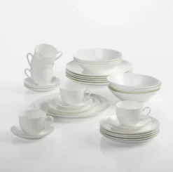 Maxwell & Williams Cashmere Resort Kaffee- Und Tafelset, Coupe, Geschenkbox, Bone China Porzellan, 30-tlg., BC1960 -Küchenbedarf Geschäft abe23a44847da4aaa2fa5614571f9fae