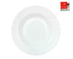 EBRO Tafelservice, 12tlg., Speiseteller + Suppenteller, Essteller, Opal-Hartglas -Küchenbedarf Geschäft ad3369139bf96ae6b31e1fb4279b6e01
