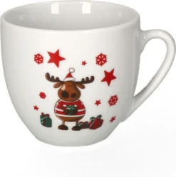 Kaffeeservice Elch 18tlg. Für 6 Personen Weiß Mit Weihnachtsdekor Lustiger Elch -Küchenbedarf Geschäft ad8fe5b408b29e980125ed25b901a09d