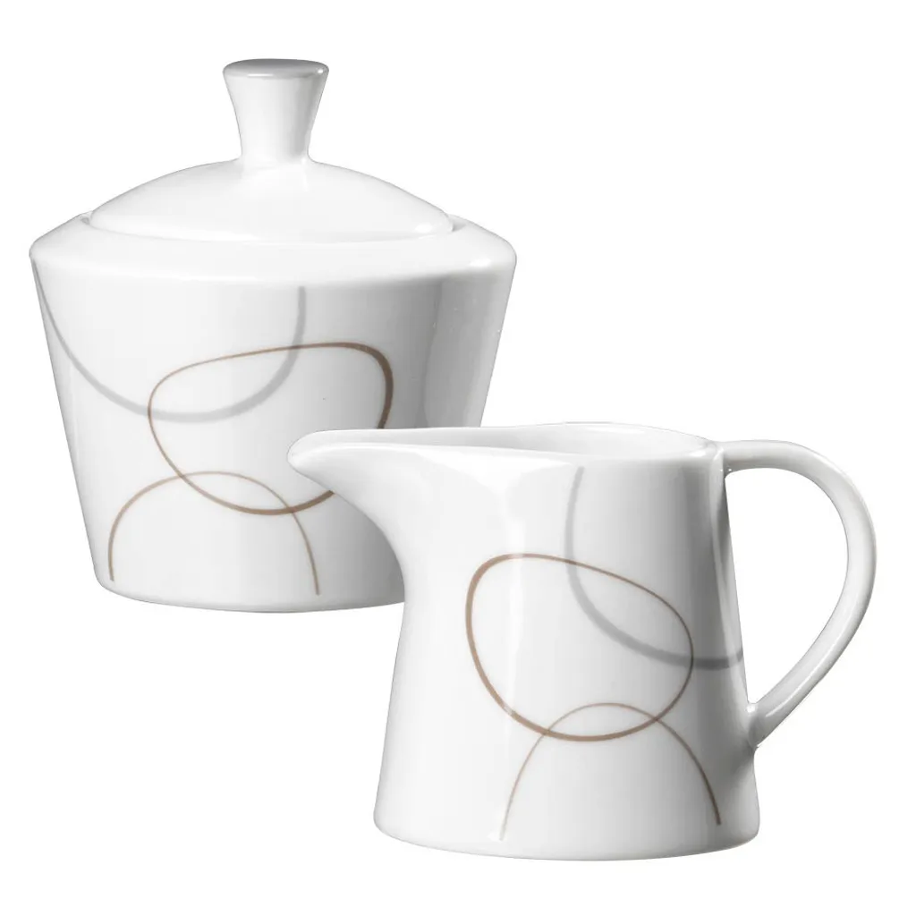 FliRt By R&B Milch- Und Zucker-Set Alina Weiß 3 FliRt By R&B Milch- Und Zucker-Set Alina Weiß