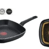 Tefal B55640, Quadratisch, Grillpfanne, Titan, Aluminium, Thermo-Punkt, Keramik, Gas, Halogen -Küchenbedarf Geschäft af9a623e0434aa95da5fa7a8f7256405