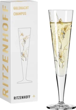 Goldnacht Champagnerglas #7 Von Marvin Benzoni -Küchenbedarf Geschäft b08132cdca4055d6f0220df6b4342ff8