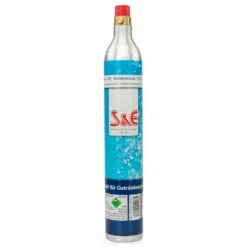2 X CO2 Reserve-Zylinder Für 425g | 60l Sprudel-Wasser - Kohlensäure Nachfüll-Flasche Kompatibel Mit Soda Wasser-Sprudler -Küchenbedarf Geschäft b4197f521088d90e05d8209fb0e309dd
