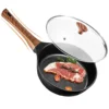 Daynee Antihaft Bratpfanne 28cm Bratpfanne Induktion Mit Echten Steinpartikeln Pfanne Mit Deckel Bratpfanne Geeignet Für Induktion, Gasherde, Elektro -Küchenbedarf Geschäft b4de67f45d8bf8b9c2861e1788343b70