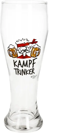 2x Weizenbiergläser Mutmacher Kampftrinker Weißbierglas 0,5L -Küchenbedarf Geschäft b5815ada5c777aaab1b47ccfd44bce8d