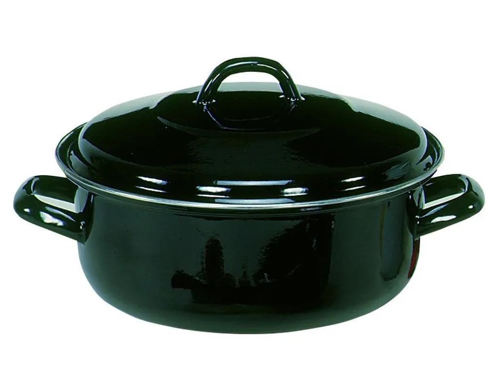 Krüger Kölner Schmorbräter Emaillert Aus Serie Nostalgie 28cm 7 Krüger Kölner Schmorbräter Emaillert Aus Serie Nostalgie 28cm – Bild 5