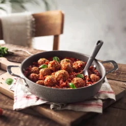 75002-810-0 Servierpfanne Mit Deckel Ø28 Cm Granitium Ballarini -Küchenbedarf Geschäft b713ae1145dbe7a181614013ab44b67e