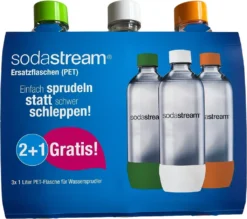 SodaStream PET Ersatzflaschen 2+1 -Küchenbedarf Geschäft b81cc53de65cc10f1722329d33bffc86