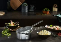 Tefal NORDICA Topfset Edelstahl 6-teilig H852S3 + DUETTO Bratpfanne °20cm -Küchenbedarf Geschäft b8b423f1046a760a1bbfe55a85aab752