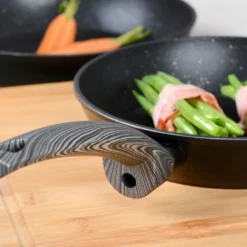 GRÄWE Aluminium-Pfannenset, Ø 20 Cm, Ø 24 Cm, Ø 28 Cm, Beschichtet, 3-teilig, Inkl. Pfannenwender -Küchenbedarf Geschäft b9867182680b14c0c835c2dcf4615f30