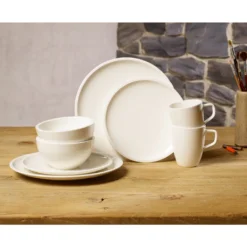 VILLEROY & BOCH Artesano Einsteigerset 8 Tlg. Tellerset Geschirr-Service Kaffeetassen Schalen -Küchenbedarf Geschäft ba623f6b7e16f1e155e3819a5a5d3f79