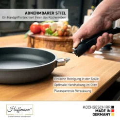 Hoffmann TC Induktionspfanne 24 Cm Antihaftbeschichtet I Innenhöhe 7 Cm Ohne Glasdeckel I Germany -Küchenbedarf Geschäft ba8150c1dff46354e17592184bb1bc3a